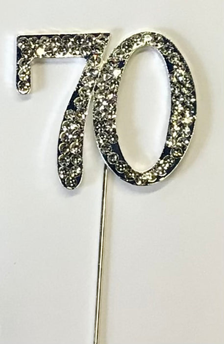 Diamanté Cake Topper- 70