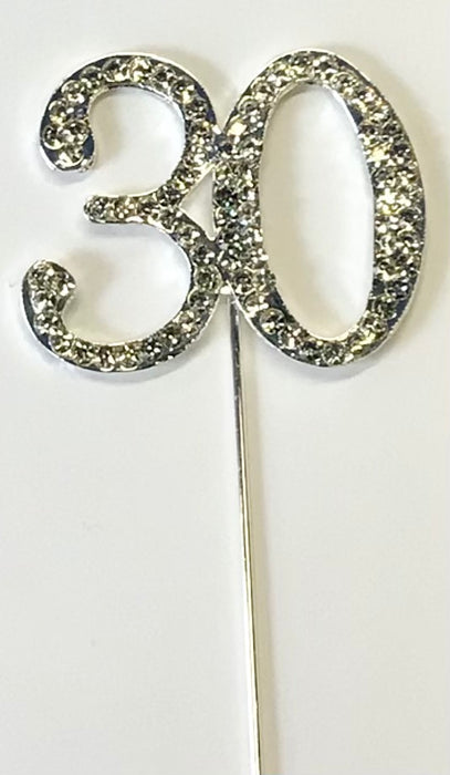 Diamanté Cake Topper- 30