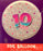18" Foil Age 10 Bubblegum Balloon