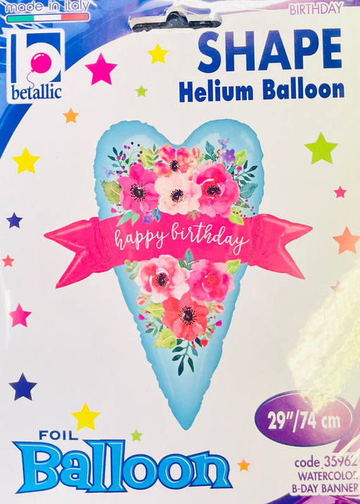 29” Foil Birthday Flower Shape Balloon