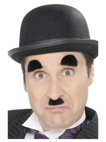 Chaplin Moustache & Eyebrow Set