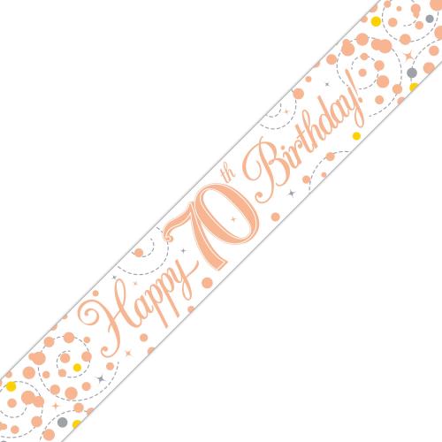 70th Birthday Banner