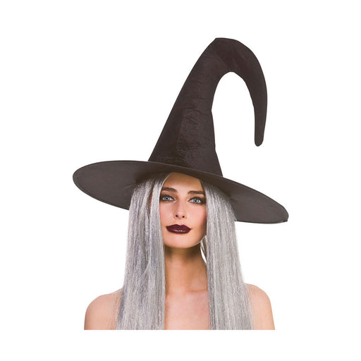 Velvet Adult Witch Hat (Deluxe)