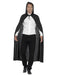 Long Adult Hooded Cape - Black - The Ultimate Balloon & Party Shop