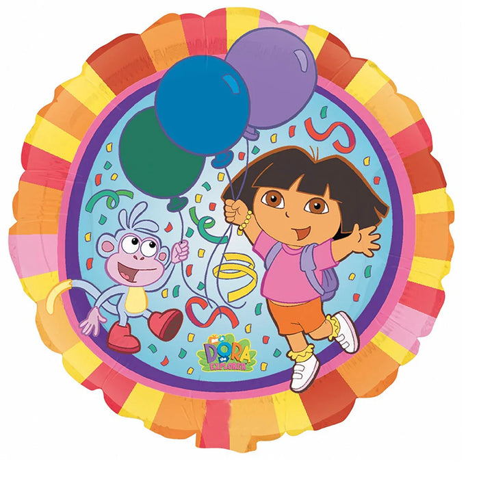 18" Foil Dora The Explorer Printed Balloon