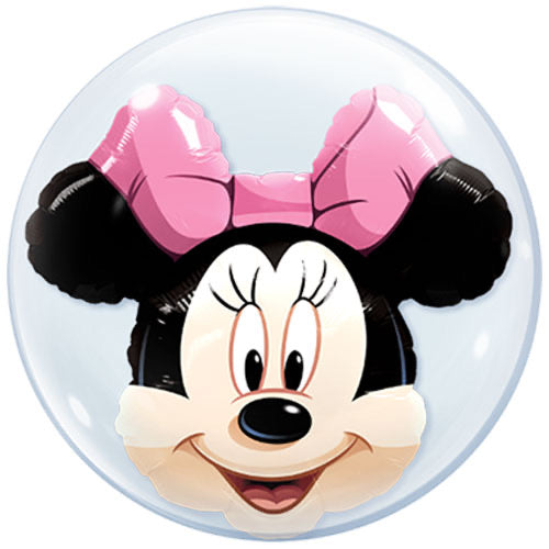 Double Bubble Balloon - Minnie Mouse - The Ultimate Balloon & Party Shop