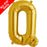 Mini Air Fill  Letter 'Q' Foil Balloon - Gold - The Ultimate Balloon & Party Shop