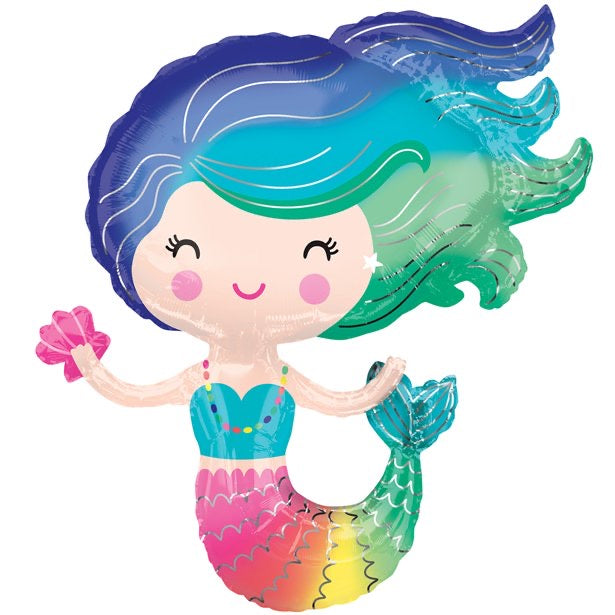 Mermaid Super Shape Foil Balloon - The Ultimate Balloon & Party Shop