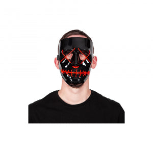Light Up Anarchy Mask (Purge) - Red