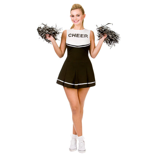 High School Cheerleader Costume - Black