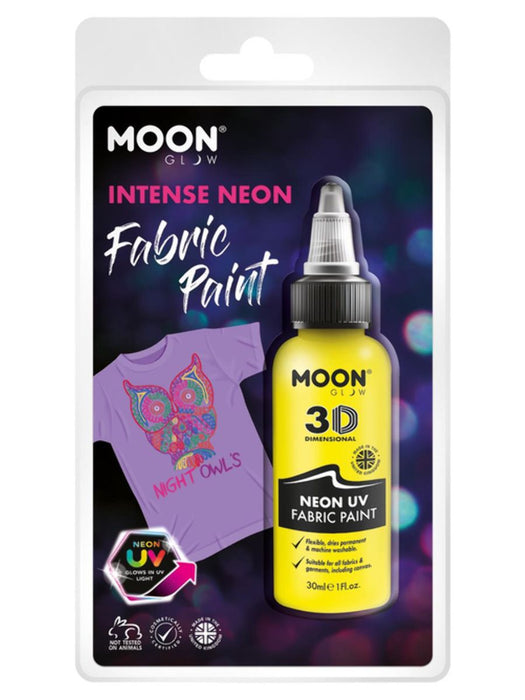 Neon UV Fabric Paint - Yellow