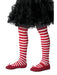 Striped Kids Tights - Red & White - The Ultimate Balloon & Party Shop