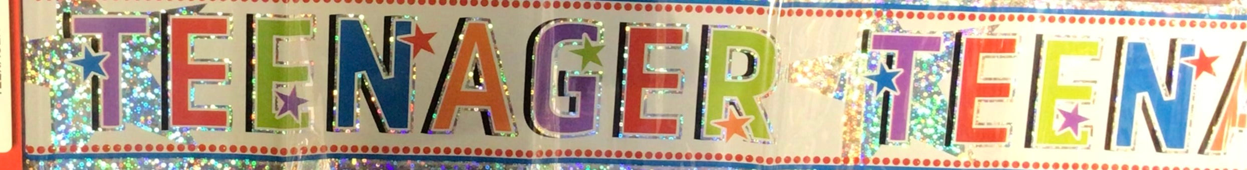 Age 13/teenager Birthday Banner