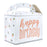 Happy Birthday Party Boxes - Rose Gold