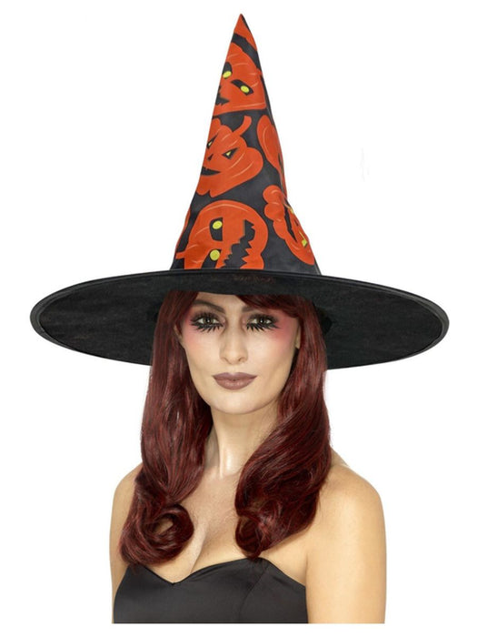 Adult Pumpkin Witch Hat