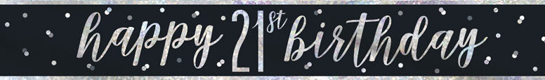 21st Birthday Banner