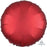 Satin Circle Shaped Foil Balloon - Red - The Ultimate Balloon & Party Shop