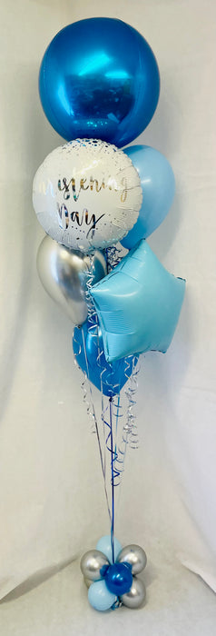 Deluxe Christening Balloon Bouquet