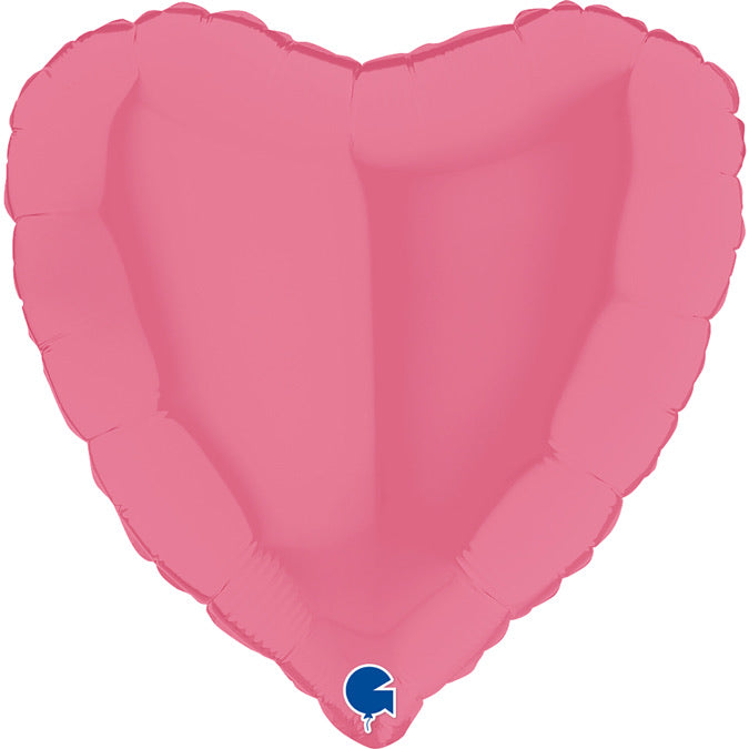 Heart Foil Balloon - Bubble Gum Pink