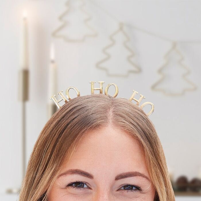 Ho Ho Ho Christmas Headband - The Ultimate Balloon & Party Shop