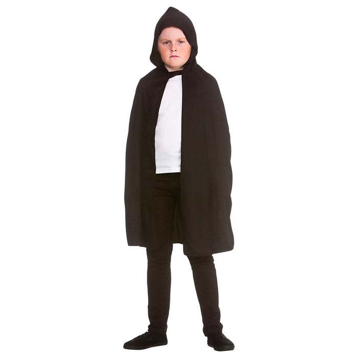 Child's Hooded Cape - Black