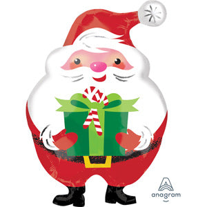 Junior Shape Foil Christmas Balloon - Santa - The Ultimate Balloon & Party Shop