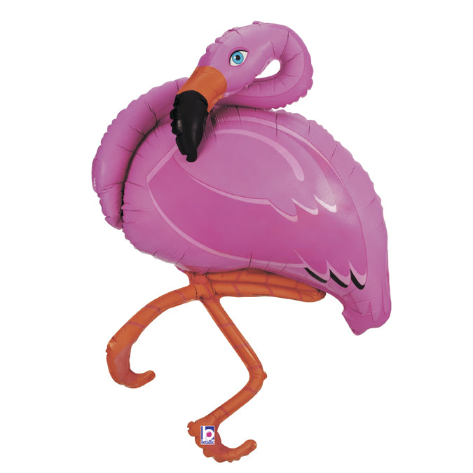 36" Foil Flamingo Large Shape Balloon