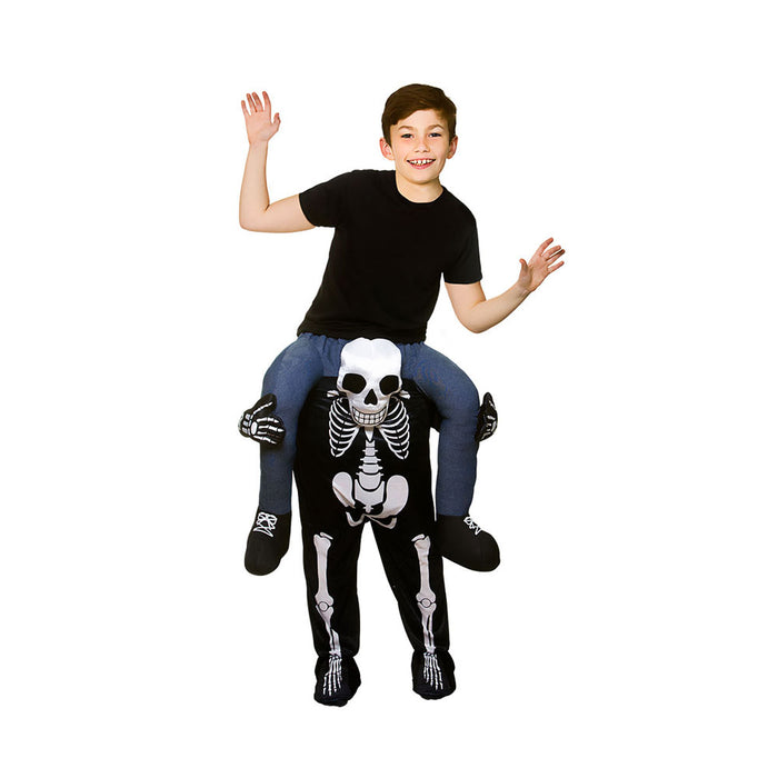 Carry Me Skeleton Kids Costume
