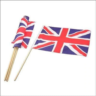 Union Jack Hand Waving Flag (18x12”)