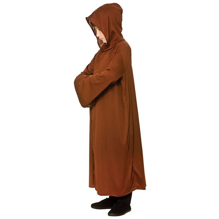 Child's Hooded Robe - Brown
