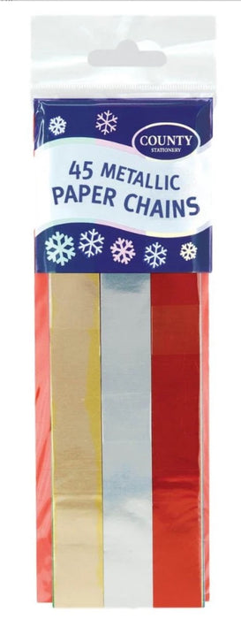 Metallic Paper Chains (45pk)