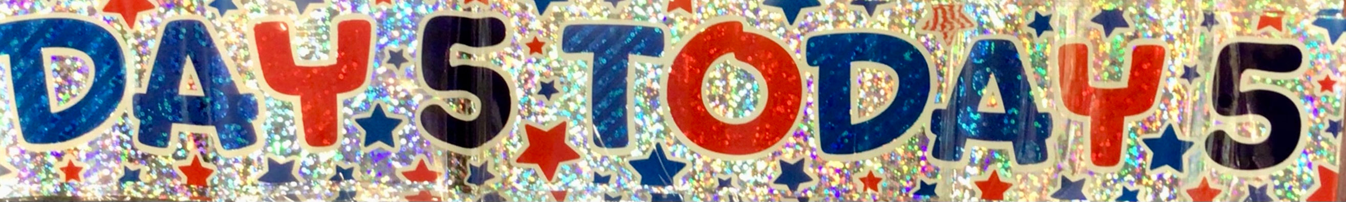 Age 5 Birthday Banner