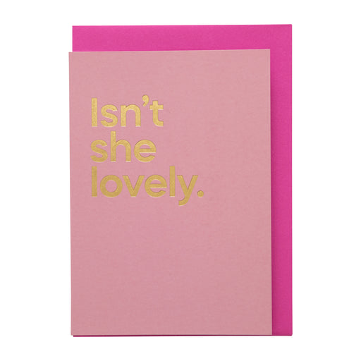 Say It With Songs Card - Isn’t She Lovely