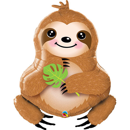 Large Animal Shape Foil Balloon - Sloth - The Ultimate Balloon & Party Shop