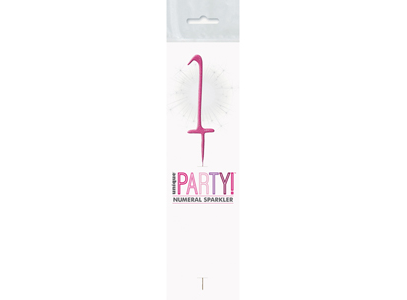 Sparkling Number Candle - 1 - The Ultimate Balloon & Party Shop