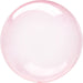 Crystal Clearz Circle Balloon - Pink - The Ultimate Balloon & Party Shop