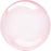 Crystal Clearz Circle Balloon - Pink - The Ultimate Balloon & Party Shop