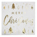 Merry Christmas Napkins - Golden Tress - The Ultimate Balloon & Party Shop