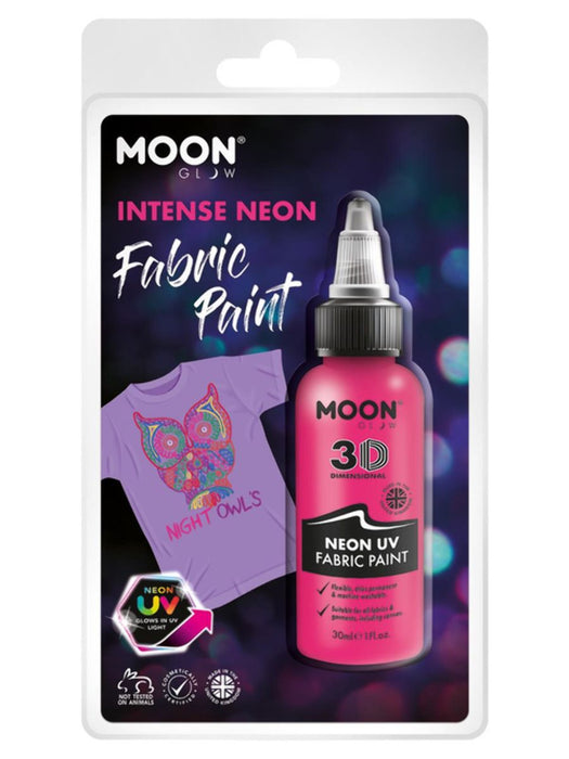 Neon UV Fabric Paint - Pink