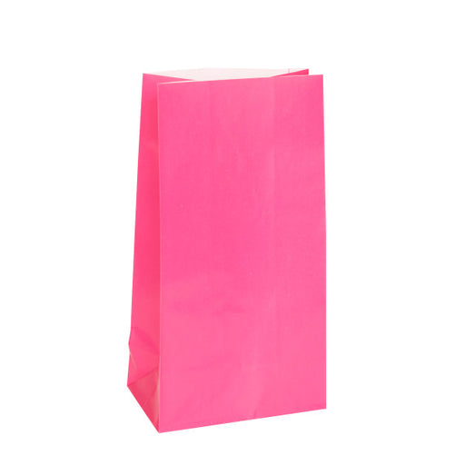 Paper Party Bags - Hot Pink