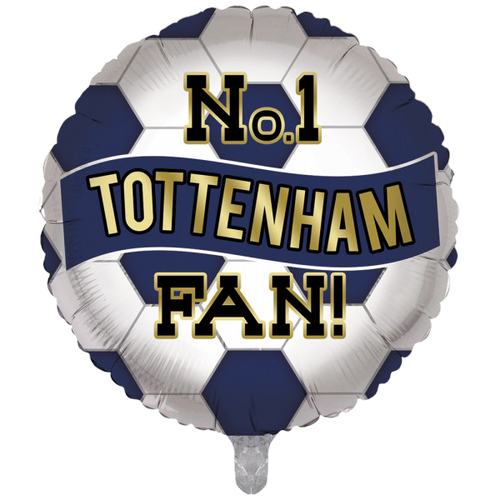 18" Foil No.1 Football Fan Balloon - Tottenham Hotspur