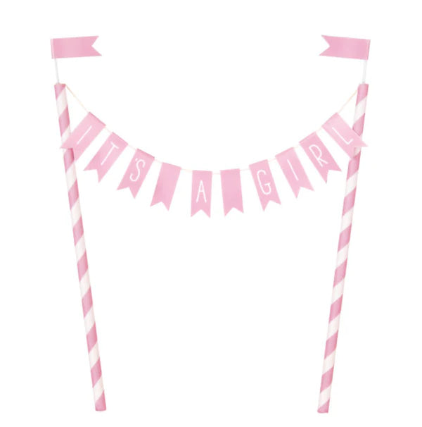 Cake Topper Bunting - It’s A Girl