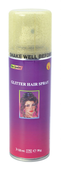 Glitter Hairspray - Gold