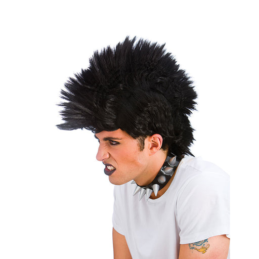 Black Punk Rocker Wig
