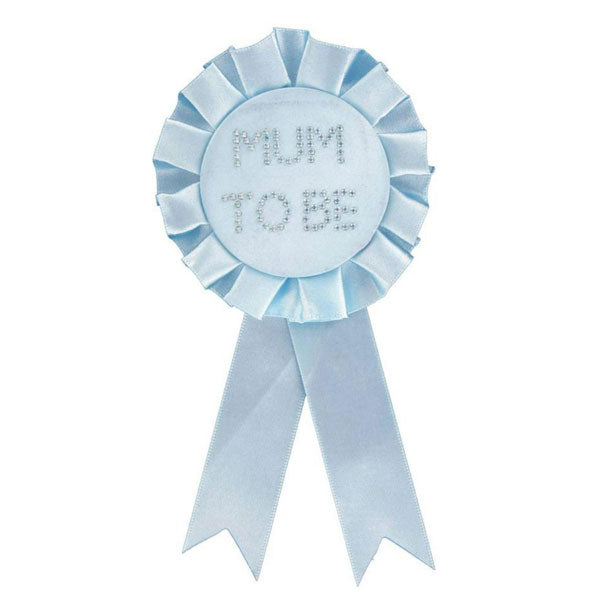 Mum To Be Rosette - Blue