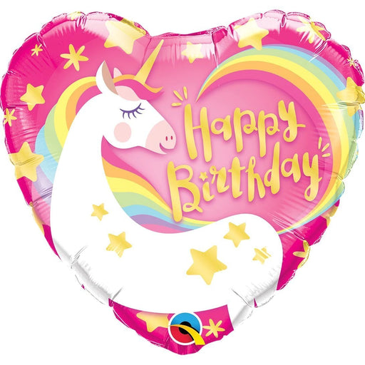 Happy Birthday Foil Balloon - Magical Unicorn
