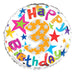 18" Foil Age 3 Balloon - Bright Stars - The Ultimate Balloon & Party Shop