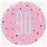 18" Foil Age 90 Balloon - Pink Dots