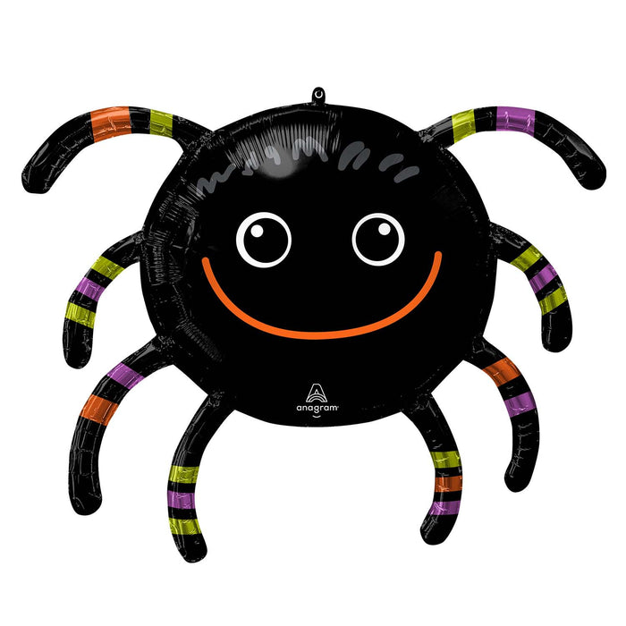 Smiling Spider Super Shape Foil Balloon