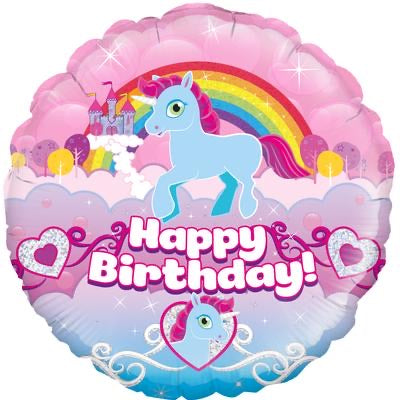 Happy Birthday Foil Balloon - Unicorn - The Ultimate Balloon & Party Shop